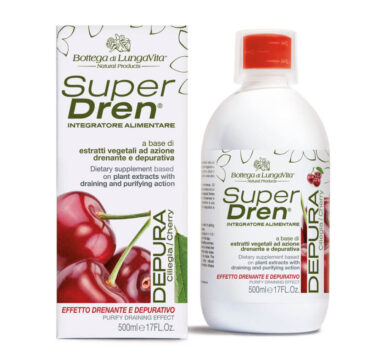 Superdren Depura Cherry ainevahetust kiirendav, liigset vett ja jääkaineid väljutav toidulisand