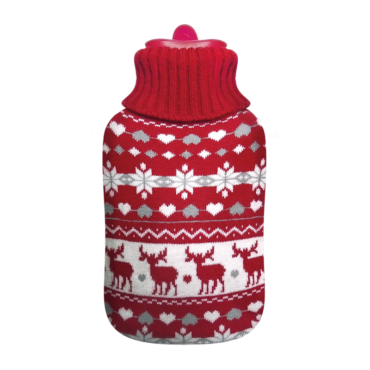 140031 Hot water bottle with cover N2 (Deers)