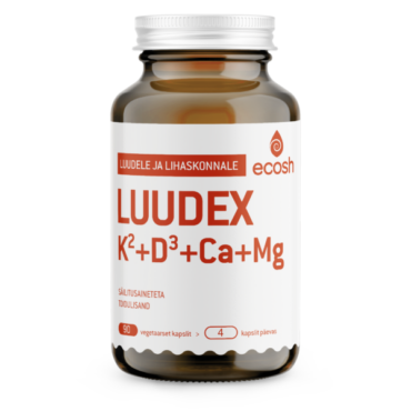 LUUDEX [K2 + D3 + Ca + Mg] 90tk