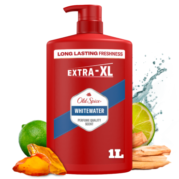 Мужской гель для душа и шампунь Old Spice Whitewater, 1000 мл