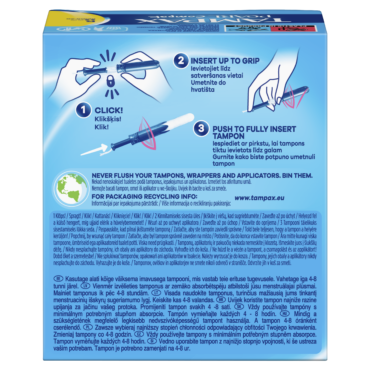 Тампоны с аппликатором Tampax Compak Pearl Regular, 16 шт.