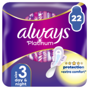 Прокладки с крылышками Always Platinum Size 3, Day & Night, 22 шт.