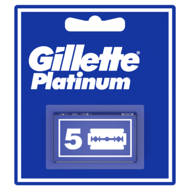 Мужские сменные лезвия Gillette Double Edge Platinum, 5 шт.