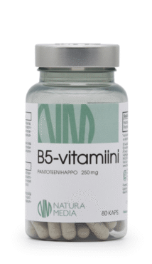 NM Витамин B5 пантотеновая кислота 250 мг (80 капсул)