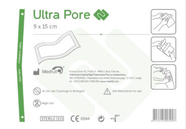 Medrull Haavaplaaster Ultra Pore 9x15 cm steriilne 10tk