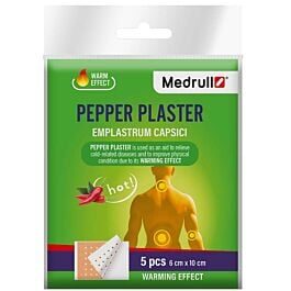Medrull pipraplaaster 10 x 6 cm perforeeritud 5tk
