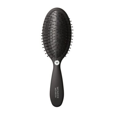 HH Simonsen Wonder Brush Midi juuksehari, must