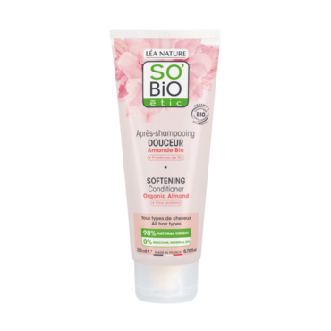 Кондиционер So Bio Étic Soft Hair с миндальным молочком и рисовыми протеинами, 200 мл