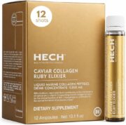 Коллагеновый напиток с пептидами Hech Caviar Collagen Ruby Elixier, 12 шт.