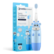 Детская электрическая зубная щетка Nordics Kids Sonic Toothbrush CA910 Blue Giraffe с зарядкой USB-C