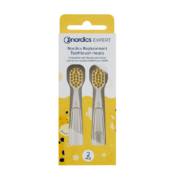 Насадки Nordics Kids Sonic Toothbrush Replacement Heads Yellow для детской электрической зубной щетки, 2 шт.