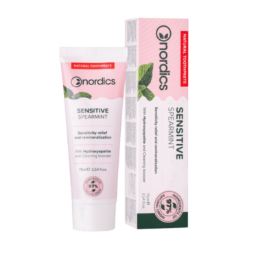 Зубная паста для чувствительных зубов Nordics Natural Remineralization Toothpaste Sensitive, 75 мл