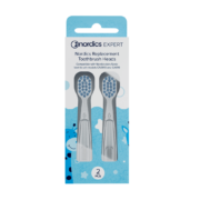 Насадки Nordics Kids Sonic Toothbrush Replacement Heads Blue для детской электрической зубной щетки, 2 шт.